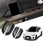 Car Door Handle Pocket Organizer for Lexus RX 2023 2024 2025 2026 Accessories Car Pocket Organizer Front Rear Door Grab Inner Tray Box (4PCS Black TPE Storage Box-4 Door) (Black)