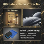 PTZ Crystal Serum – Advanced Graphene Ceramic Coating for Cars, 9H Graphene Coating for Auto Car Detailing, Coat Restore for Paint, Glass & Wheel(100ML)