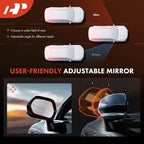 Driver Side Power Door Mirror - Compatible with Kia Soul 2020-2025 - Heated Manual Folding Black Outside Rear View Mirror with Turn Signal Light Blind Spot Detection
