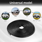16.4Ft (5M) Car Door Edge Guard, No Glue Car Door Entry Guard Protective Strip, Rubber Edge Trim Car Door Protector, Applicable to Car, Truck, SUV and ATV, Car Exterior Accessories（Black）