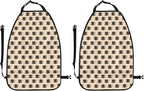 Coffee Cup (1) For Car Seat Back Protector 2 Pack, Kick Mats For Kids And Pets, Backseat Seat Protector Cover For Car, Suv, Truck & Van
