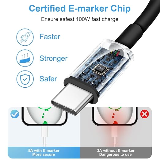 5FT Car Carplay Cable for iPhone 17 16 15 Cable USB to USB C Cable[Apple MFi Certified] USB C Carplay Cord,iPhone 17 Charger Cord,iPhone 16 Car Charger,USB to Type C Cable Car Charging Cable(Black)