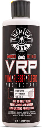 VRP Vinyl, Rubber, and Plastic Dressing - Tire Dressing, Non-Greasy, Dry-to-the-Touch Shine for Tires, Trim, and More, Safe for Cars, Trucks, SUVs, RVs & More - 16 oz