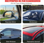 JoanofArc Oil Film Remover for Car Windshield - 120ml Glass Cleaner Spray for Auto Glass, Removes Oil Film for Crystal Clear Vision, Anti-Fog Treatment for Night Driving Safety
