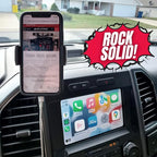 Bulletpoint Metal Dash Mount Phone Holder Compatible with 2015-2020 Ford F150 & 2017-2022 F250/F350 Super Duty - Dual 20mm Ball Dash F150 Phone Mount (Spring-Loaded)