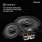 A-Series Standard TS-A6881F 6” x 8” 4-Way Speakers (Pair) – 350W Max, Balanced Sound + Smooth Treble, Enhanced Bass, Great Stock Replacement
