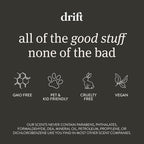 Drift Car Air Freshener - The Original Wood Air Freshener - Car Odor Eliminator - Long Lasting Scent - Metal Clip - Essential Oils - Clean Ingredients - Amber Scent 3 Pack Starter Kit - CLIP INCLUDED