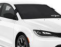 Plus | Winter Windshield Cover for Ice and Snow, Standard Size (Black) - Built-in Security Panels, Wiper Blade Coverage + Mirror Covers - Fits Standard Size Cars, 59 x 41 Inches