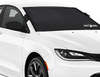 Plus | Winter Windshield Cover for Ice and Snow, Standard Size (Black) - Built-in Security Panels, Wiper Blade Coverage + Mirror Covers - Fits Standard Size Cars, 59 x 41 Inches