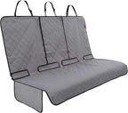 Car Seat Cover & Protector for Dogs - Non-Slip Waterproof Seat Covers for Trucks & Cars - Universal Fit Dog Backseat Protector - Machine-Washable Pet Travel Accessories - Gray, Large