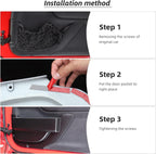 Front Door Storage Pockets,Anti-block Legs Door Side Insert Box Organizer Door Net Pocket Replacement for 2011-2018 Jeep Wrangler JK JKU, Interior Storage Expansion Accessories, Black, 2PCs
