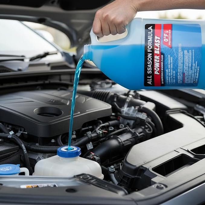 Power Blast Windshield Washer Fluid - All Season Formula, 0°F Protection | Removes Road Grime & Dirt, Ready to Use (1 Gallon)