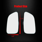 Large Rear View Blind Spot Mirror, Frameless HD Glass Convex Wide Angle Stick on Wing Blindspot Mirror Rearview Car Mirror for Car SUV and Truck (Pack of 2)