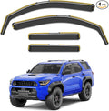 in-Channel Window Visors Rain Guards Fit for Toyota 4Runner 2025 2026, Visors Vent Visors Window Deflector, Vent Shades Car Accessories,Weather Protection -4 pcs