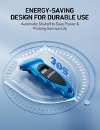 Digital Tire Pressure Gauge 0-150PSI Calibrated to ANSI B40.7 +/-1PSI, Accurate in 0.1 Increments, Tire Repair Tools 4 Pressure Measurements for Car Truck with Backlight LCD, Blue