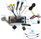 Radio Upgrade for Dodge Ram 1500/2500/3500 2006-2008, Jeep Compass Patriot 2007-2008, Grand Cherokee 2005-2007, Chrysler 300/300c 2005-2007, Wireless CarPlay Android 6.86" Stereo Back Camera WiFi GPS