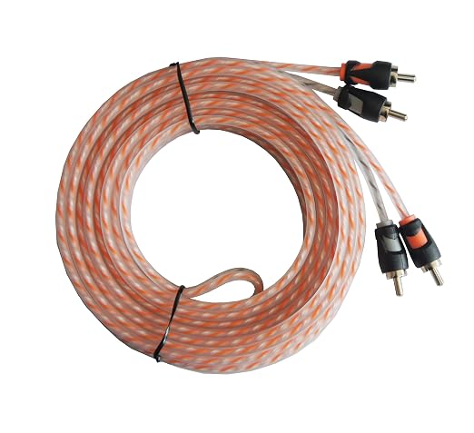 RD True 4 Gauge Car Audio Cable Amp Wiring Kit - 2 Channel Rock Direct CCA Power Cable Amplifier Install Wiring Kit