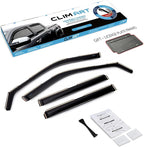 in-Channel Incredibly Durable Rain Guards for Ford Explorer 2011-2019, Original Window Deflectors, Vent Deflector, Vent Window Visors, Dark Smoke Car Accessories, 4pcs -611150