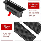 Door Organizer Tray Compatible with 2020-2025 Mercedes Benz GLB X247, 2 Pcs Door Handle Pocket Storage Box Insert for GLB 250 2020 2021 2022 2023 2024 2025