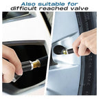 10 Pack Dual Head Tire Pressure Gauge Heavy Duty Air Pressure Tire Gauge for Auto Truck Car RV Van Gage Range 10-150PSI, 1-10Bar (Black)