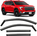 Voron Glass in-Channel Extra Durable Rain Guards for GMC Acadia 2024-2026, Window Deflectors, Vent Window Visors, 4 Pieces - 200819