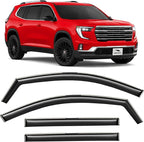 Voron Glass in-Channel Extra Durable Rain Guards for GMC Acadia 2024-2026, Window Deflectors, Vent Window Visors, 4 Pieces - 200819