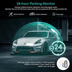 D30S 4K Dash Cam with GPS Wi-Fi, Front and Inside Dual 2.5K 1080P, Uber Car Camera with Infrared Night Vision, Supercapacitor, 4 IR LEDs, G-Sensor, Parking Mode, Loop Recording