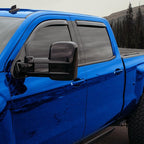 Goodyear Shatterproof Window Deflectors for GMC Sierra 2500HD/3500HD 2015-2019 Crew Cab, Tape-on Rain Guards, Window Visors, Vent Deflector, Vent Visor, Truck Accessories, 4pcs-GY007720