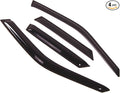Outside Mount Window Vent Visors Rain Guards Compatible with Chevrolet Corsica 1988-1996 | Side Window Wind Deflectors Rain Shields | Smoke Tinted, 4 Pcs Set, DGWV-038