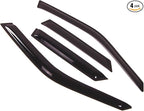 Outside Mount Window Vent Visors Rain Guards Compatible with Chevrolet Corsica 1988-1996 | Side Window Wind Deflectors Rain Shields | Smoke Tinted, 4 Pcs Set, DGWV-038