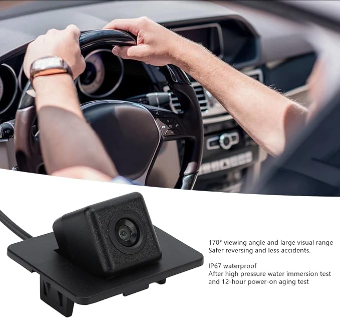 Backup CCD Camera Fit for 3 Axela 2013?2019, ABS Car Rear View CCD Camera 170¡ã Wide Angle IP67 Replacement