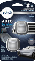 Car Vent Clip Air Freshener, Odor Eliminator for Up to 30 Days Freshness, 2 Clips (New Car)