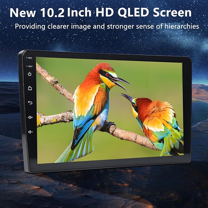 for Honda Accord Radio Upgrade 2008-2013: 4GB+32GB Car Stereo Replacement | Wireless Carplay & Android Auto, 10.2 inch Touchscreen, Bluetooth, GPS Navigation, FM, Wifi, DSP, SWC
