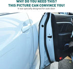 19.7Ft(6M) Car Door Edge Guards Black, U-Shape Molding Trim Rubber Edge Strip Seal Protector,Easy to Cut No Need Adhesive Fit for Most Vehicles