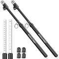 2 PCS Heavy Duty Tire Pressure Gauge, Straight-On Dual Head Air Pressure Gauge Range 10-150 PSI 1-10 Bar, Semi Truck Tire Gauge Extended Tube for Truck, RV, Bus, Motorcycle