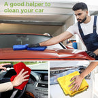 30 Pcs 16 x 16 Inch Edgeless Microfiber Plush Towels for Cars Detailing Drying Wash Polishing Absorbent Cleaning Cloths, 500 GSM (Multicolor)