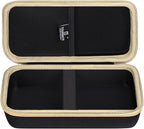 Hard Storage Case for Tire Pressure Gauge, Portable Oxford Cloth Storage Box - 100 PSI (Only Case) (Black & Gold)