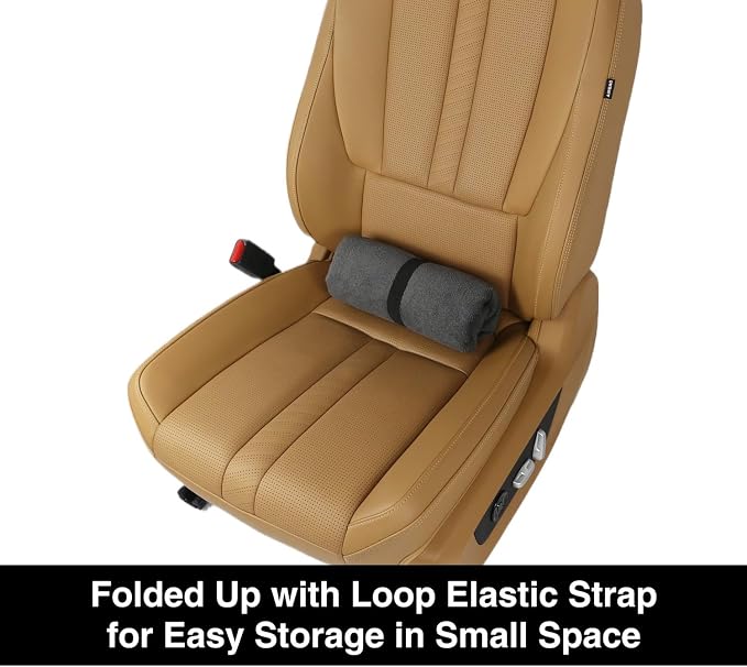 Waterproof Towel Car Seat Cover, Sweatproof Non-Slip Seat Protector, Universal Fit for Front Bucket or Rear Bench Seat of Cars, SUVs, Vans, Trucks, Compatible with Airbags and Armrests (Gray, 2 Pack)