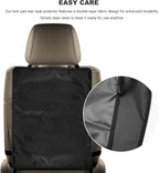 2 PCS Kick Mats Backseat Protector, Large Protective Kick Mat Waterproof Car Back Seat Cover, Universal Back Seat Protector for Vehicles Protect from Dirt Mud Scratches
