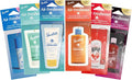 Car Air Freshener Variety Pack, 6 Scents, Pack of 6 - Hanging Air Freshener for Car, Home and Office - Classic Lotion, After Sun, Super Spritz, Baby Oil, Chardonnay and Whip Scents