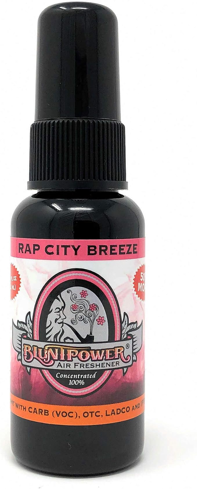 (Rap City Breeze, 1 Pack) Concentrated Air Freshener for Room and Car Spray - Oil-Based Diffuser Spray Bottle - Long-Lasting Bathroom Spray, Car Freshener, & Odor Eliminator Spray