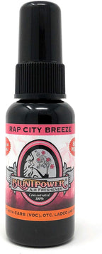 (Rap City Breeze, 1 Pack) Concentrated Air Freshener for Room and Car Spray - Oil-Based Diffuser Spray Bottle - Long-Lasting Bathroom Spray, Car Freshener, & Odor Eliminator Spray