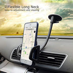 Car Phone Holder Mount, 3-in-1 Universal Cell Phone Holder Car Air Vent Holder Dashboard Mount Windshield Mount Fit for iPhone 17 16 15 14 13 Pro Max, Samsung S24 S23 LG Sony and More