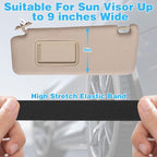 Leather Car Visor Picture Holder Photo Clip Fits 5-Inch Car Picture Frame Displays Your Photographs Sun Visor Car Photo Holder Black Both Horizontally And Vertically, Photo Car Visor Clip for Vehicle
