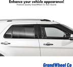 GrandWheel Window Deflectors Smoke Tinted in-Channel Side Window Vent Visor Deflectors Rain Guards Compatible with Mazda CX-50 2023-2026 - 4 pcs. GW0976