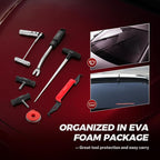 7PCS Windshield Removal Tool Kit | For Classic Vintage Car Windscreen,7-Piece Complete Tool Set,Safe & Quick Disassemble,Portable EVA Storage