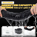 2-Pack Double-Twist Pile Microfiber Towels for Cars 1300 GSM Car Drying Towels (15.75" x 15.75") Ultra Absorbent Microfiber Towel, Streak-Free & Scratch-Free Car Cleaning Supplies with Edgeless Design