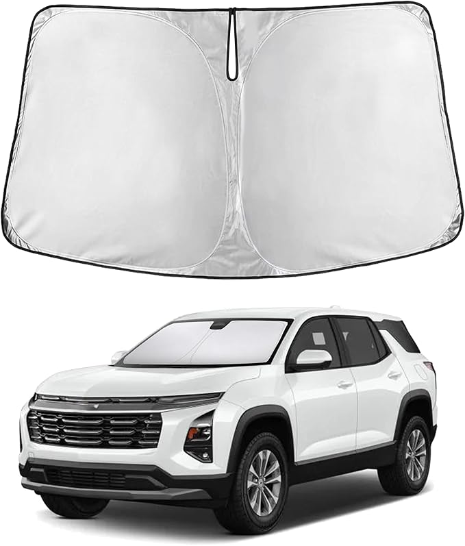 Windshield Sunshade Compatible for Chevrolet Equinox 2025 2026, Sun Visor for Front Windshield & Window Sun Shade Cover, UV Heat Blocker & Protector, Car Accessories