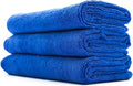 Sport & Workout Towel - Gym, Exercise, Fitness, Spa, Ultra Soft, Super Absorbent, Fast Drying Premium Microfiber, 320gsm, 16in x 27in, Royal Blue (3-Pack)