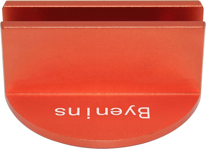 Car Aluminum Grooved Magnetic Jack Pad,Jack Pad Weld Frame Rail Adapter,Orange